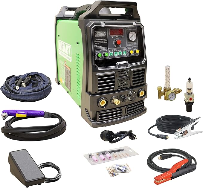 164Si 160Amp TIG Stick Pulse 40Amp Plasma Cutter 110v